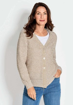 Vest - stone white patterned