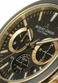Jacques Lemans LITHIUM-IONEN AKKU - Kronografklockor - schwarz- und goldfarben