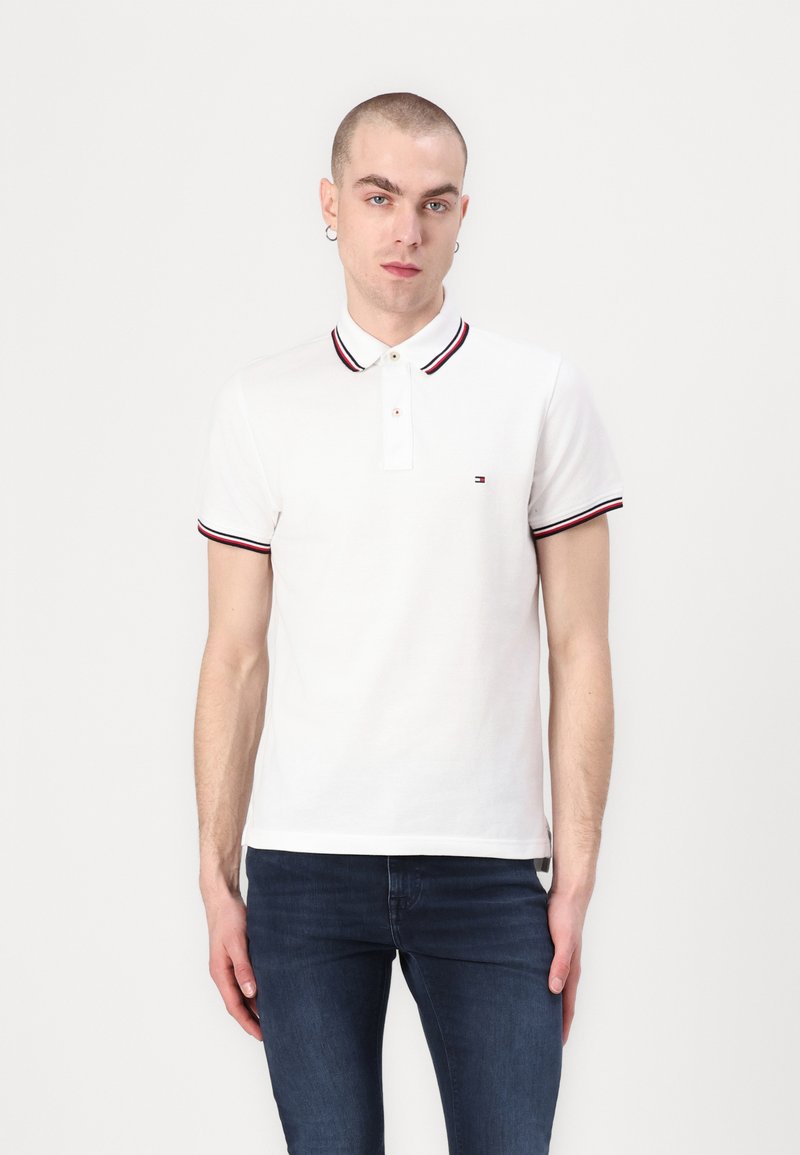 Tommy Hilfiger - TIPPED SLIM - Polo - white, Ampliar