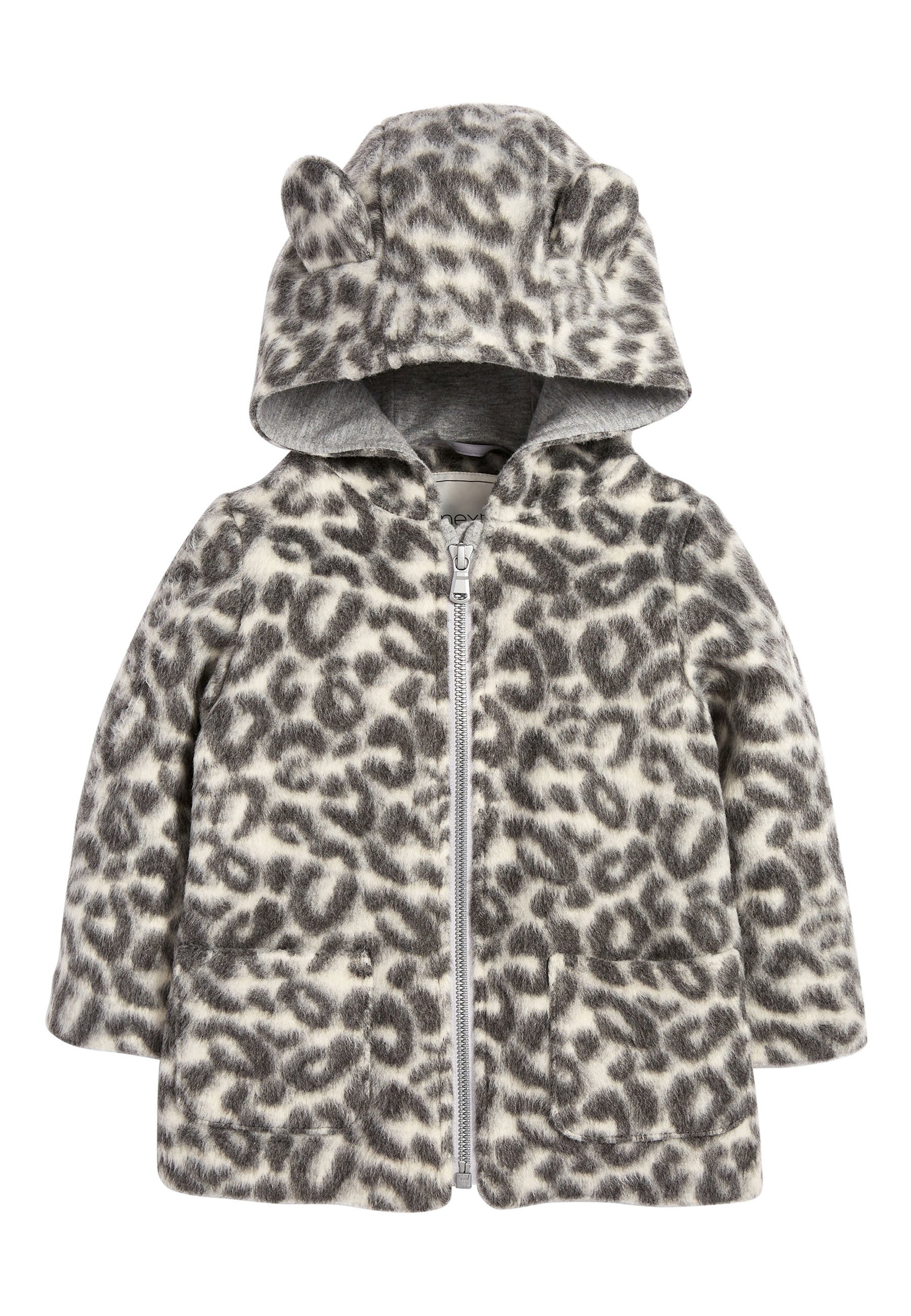 next girls leopard print coat