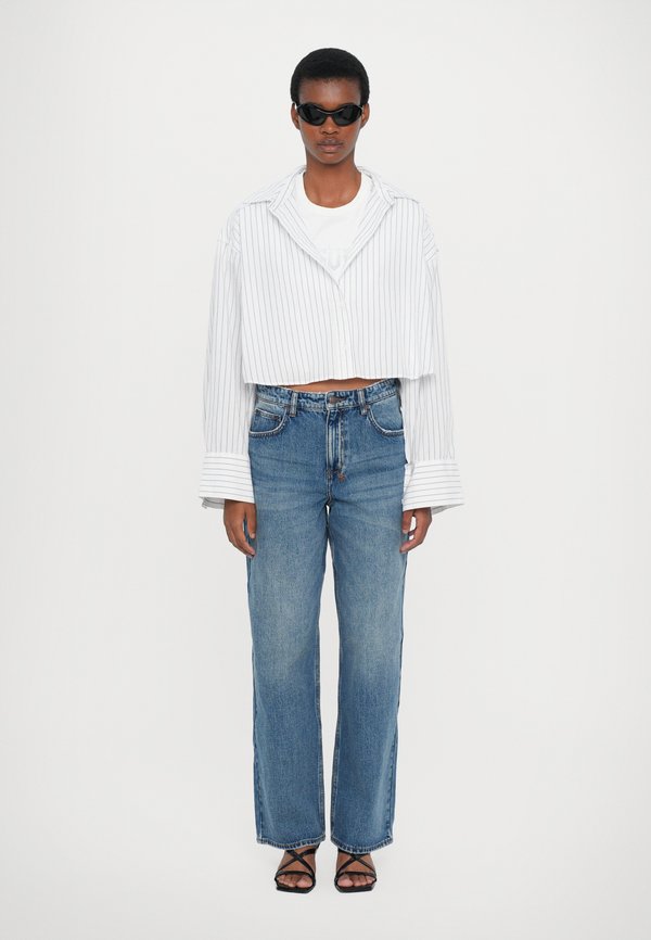 CROPPED ASTRA SHIRT - Button-down blouse - blu2