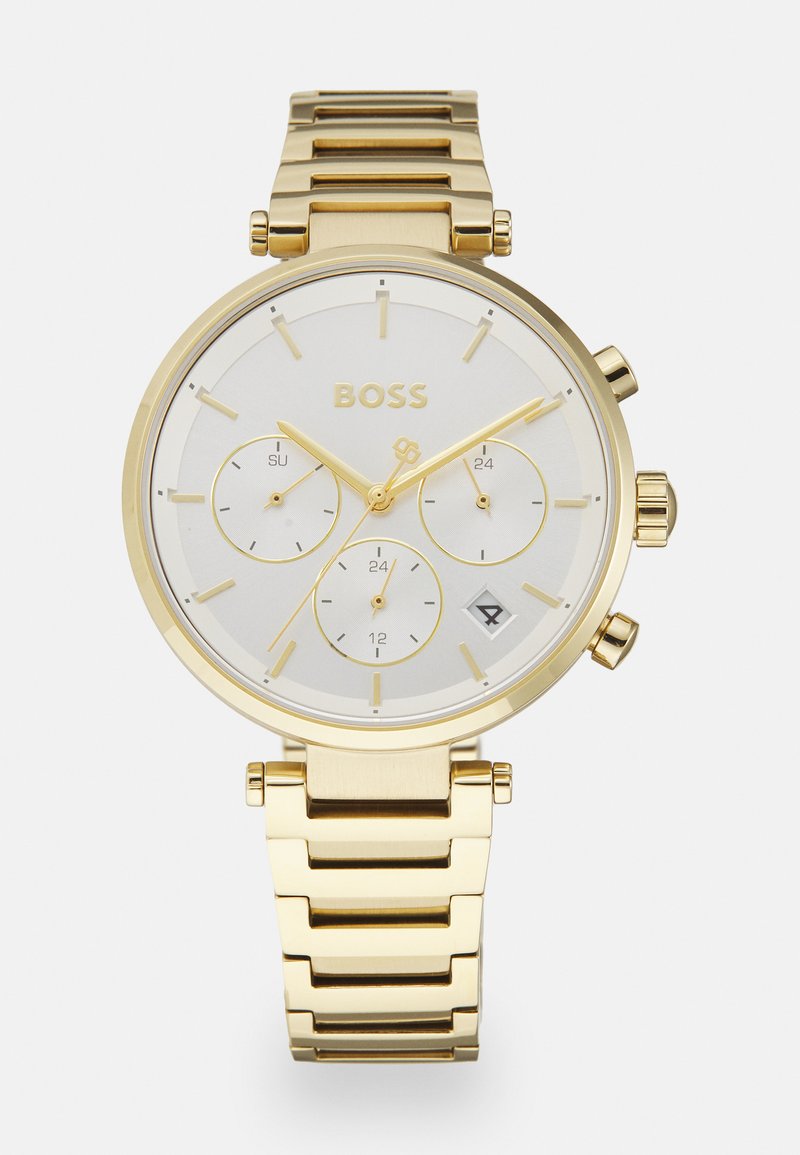 BOSS MAJESTY SPORT - Kronografklokke - gold-coloured/silver-coloured/white