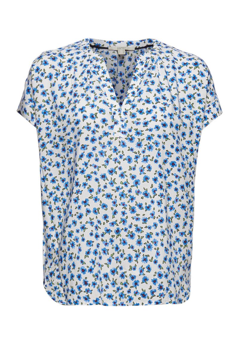 Damen Kleider | Esprit AOP Bluse off white/offwhite - RT16594 Damen Kleider | Esprit AOP Bluse off white/offwhite - RT16594