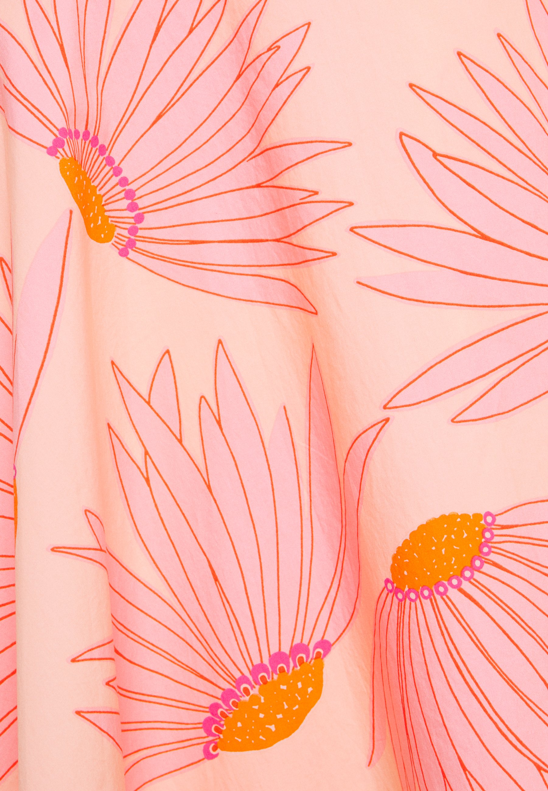 kate spade new york GRAND DAISY WRAP DRESS Kjole light kate spade new york GRAND DAISY BLOUSE - Bluser - light guava juice
