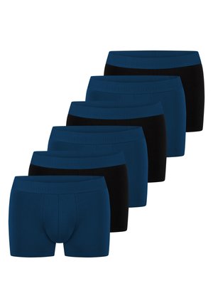 6 PACK - Boxer aderenti - dunkelblau/schwarz