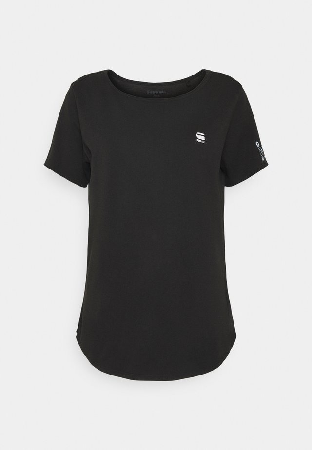 MYSID OPTIC SLIM - T-shirt basique - black