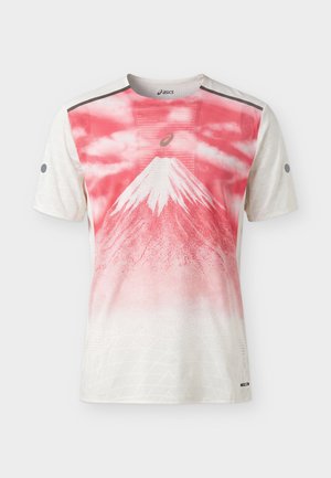 ASICS, FUJITRAIL ELITE GRAPHIC - T-shirt de sport - cream