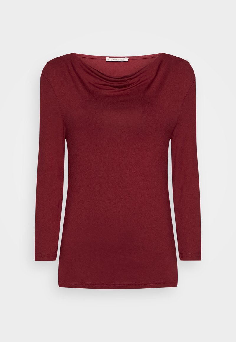 Anna Field Tshirt à manches longues dark red/rouge foncé ZALANDO.FR