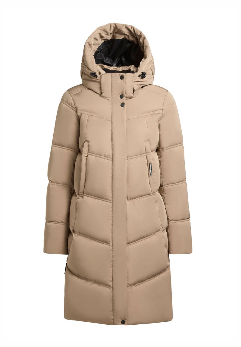 khujo Wintermantel lichtbruin