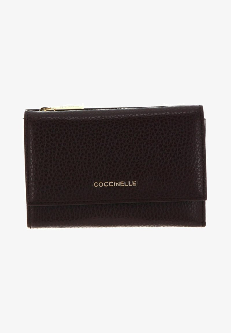 Coccinelle METALLIC SOFT - Wallet - darkbrown