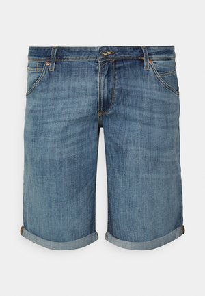 JJIRICK JJFOX - Denim shorts - blue denim