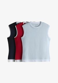 Non sélectionné, navy blue light blue red