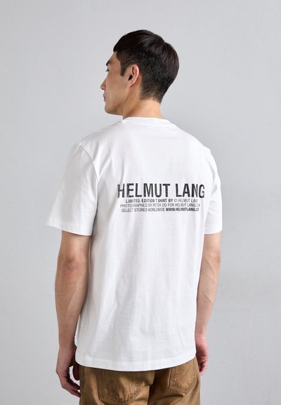 Helmut Lang POSTCARD SKYLINE - Trükipildiga T-särk - white