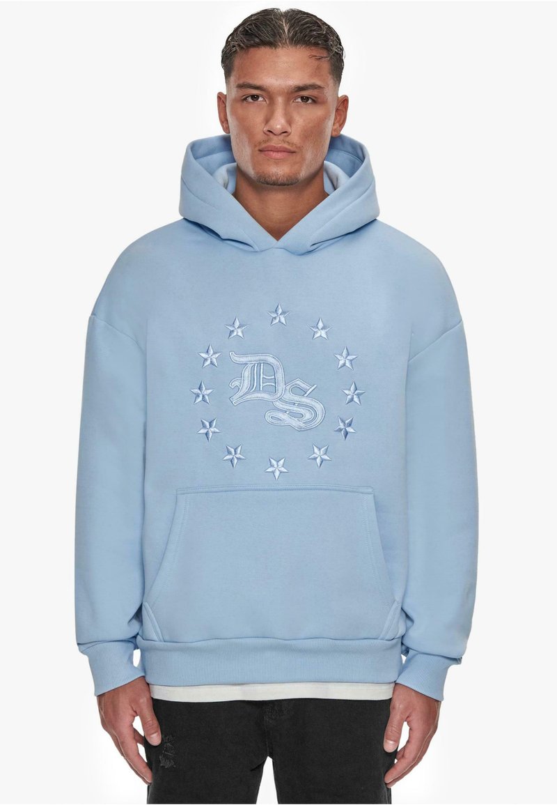 Dropsize - HEAVY STAR CIRCLE  - Kapuzenpullover - baby blue, Vergrößern