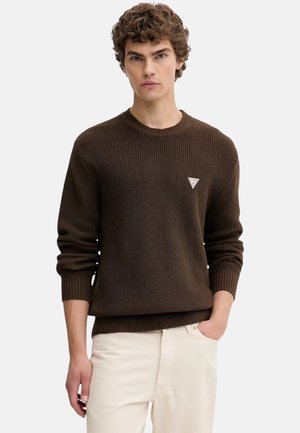 MINI LOGO TRIANGOLO ADULTO UNISEX  - Maglione - marrone