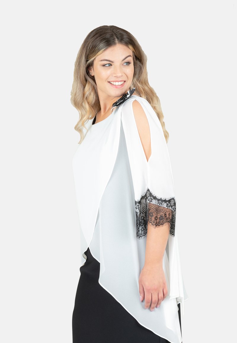 Damen Freizeitkleider | Bianca Brandi My Size Cocktailkleid/festliches Kleid black&white/schwarz - KR32330 Damen Freizeitkleider | Bianca Brandi My Size Cocktailkleid/festliches Kleid black&white/schwarz - KR32330