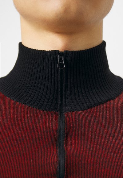 Saul Nash HIGH NECK COMPRESSION - Πουλόβερ - red/black