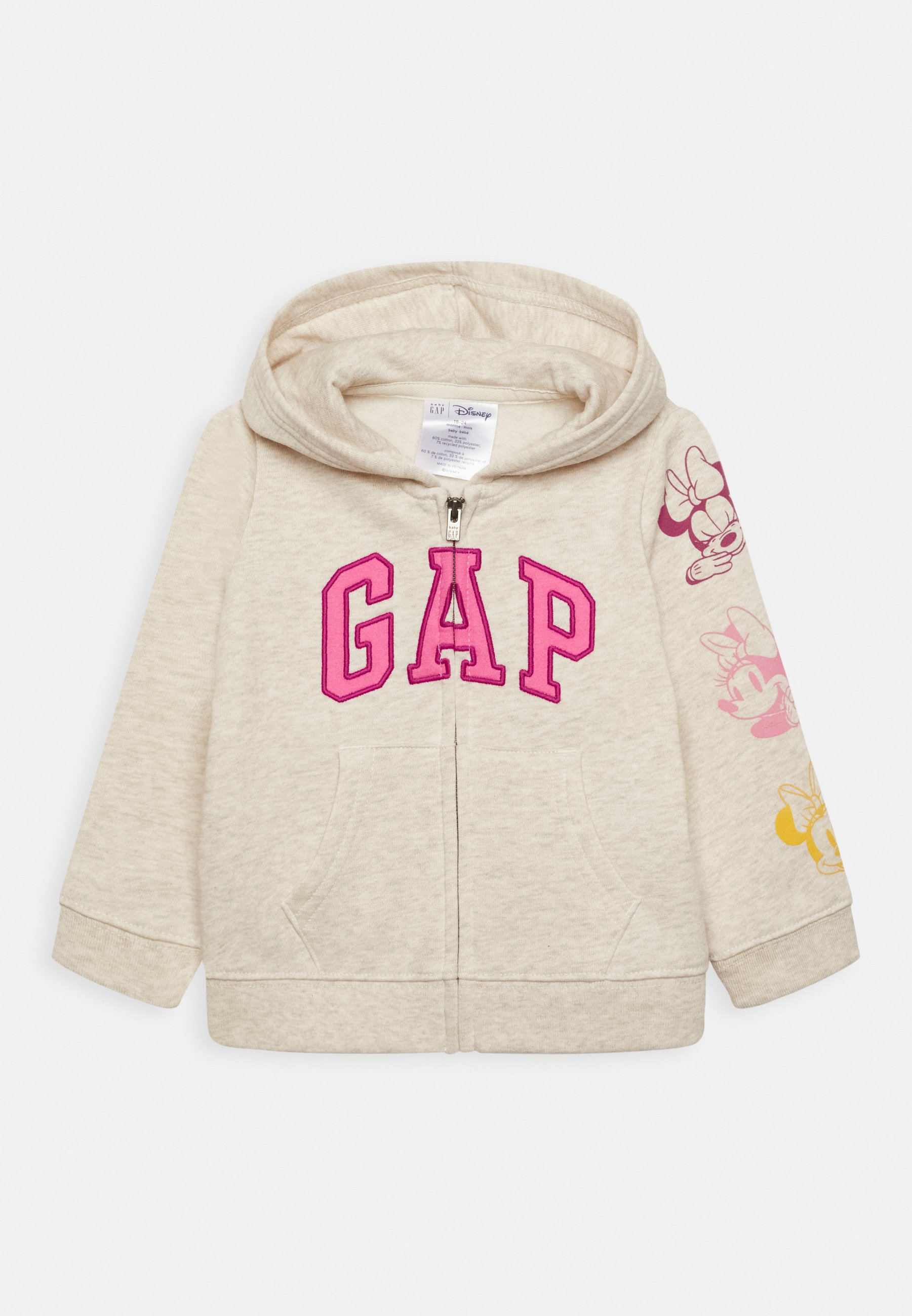 GAP DISNEY MINNIE MOUSE LOGO - Sudadera con cremallera - off white/crema -  Zalando.es