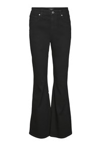 Džíny Bootcut - black denim