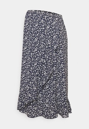 ONLY MATERNITY OLMCARLY FLOUNCE LONG SKIRT - Dolgo krilo - night sky/cloud dancer