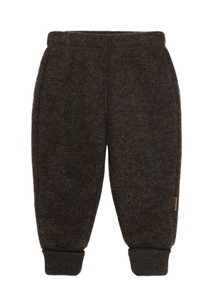 Pantalones deportivos - dark brown melange
