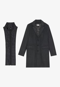 Casaco clássico - mottled dark grey
