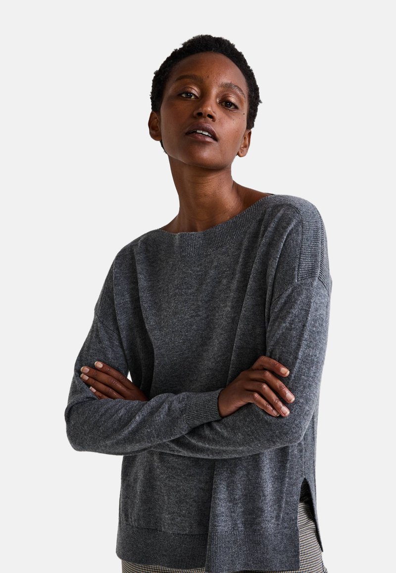 Monoprix COL BATEAU CONTENANT  - Pullover - gris chine moyen