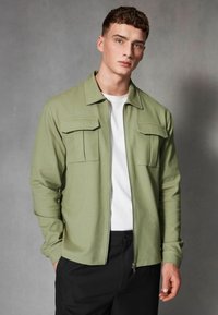 Next PREMIUM ZIP - REGULAR FIT - Cowboyjakker - khaki green