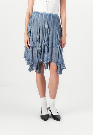 SUSANNA MIDI SKIRT - A-vonalú szoknya - dark denim
