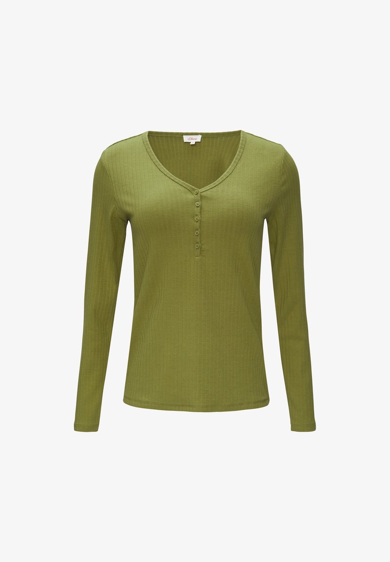 MIT HENLEYAUSSCHNITT T-shirt à manches longues - Main Image