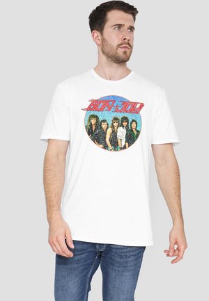 BON JOVI BON SPHERE - T-Shirt print - mottled light grey