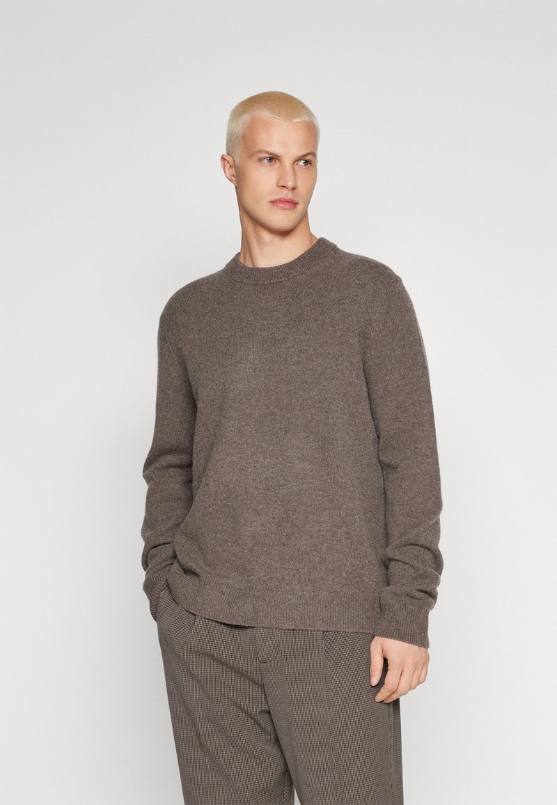 Samsøe Samsøe ISAK SWEATER - Jersey de punto - major brown