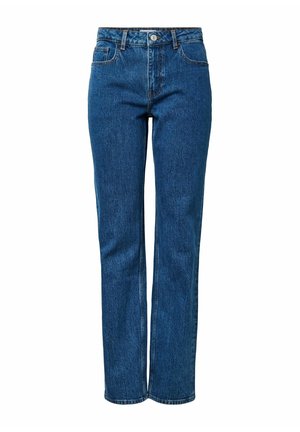 Pieces, STRAIGHT FIT JEANS PCKYLIE MW - Sirgete säärtega teksad - medium blue denim