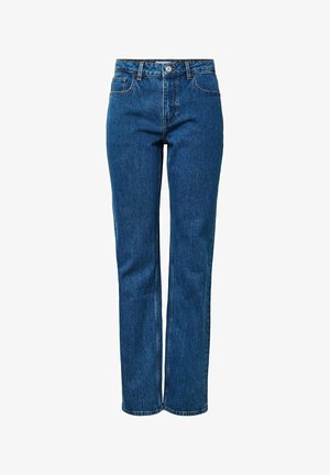 Pieces, STRAIGHT FIT JEANS PCKYLIE MW - Sirgete säärtega teksad - medium blue denim