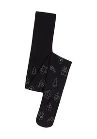 bonprix MIT GLITZERDRUCK - Collant - black