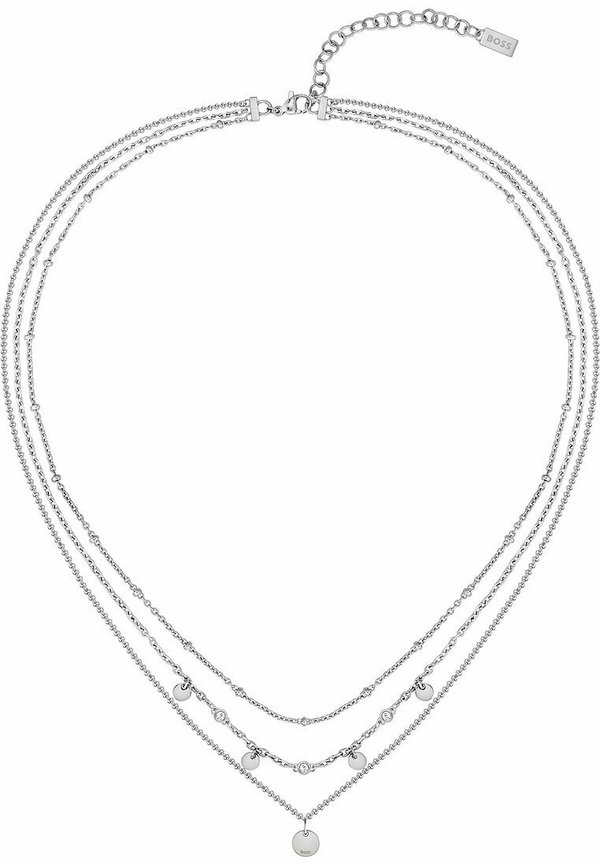 KRISTALL - Halskette - silberfarben