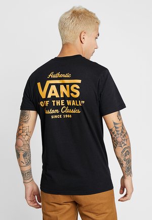 MN HOLDER STREET II - Print T-shirt - black/old gold