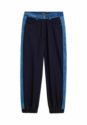 Desigual, CONTRAST JOGGER PANTS - Pantaloni - blue
