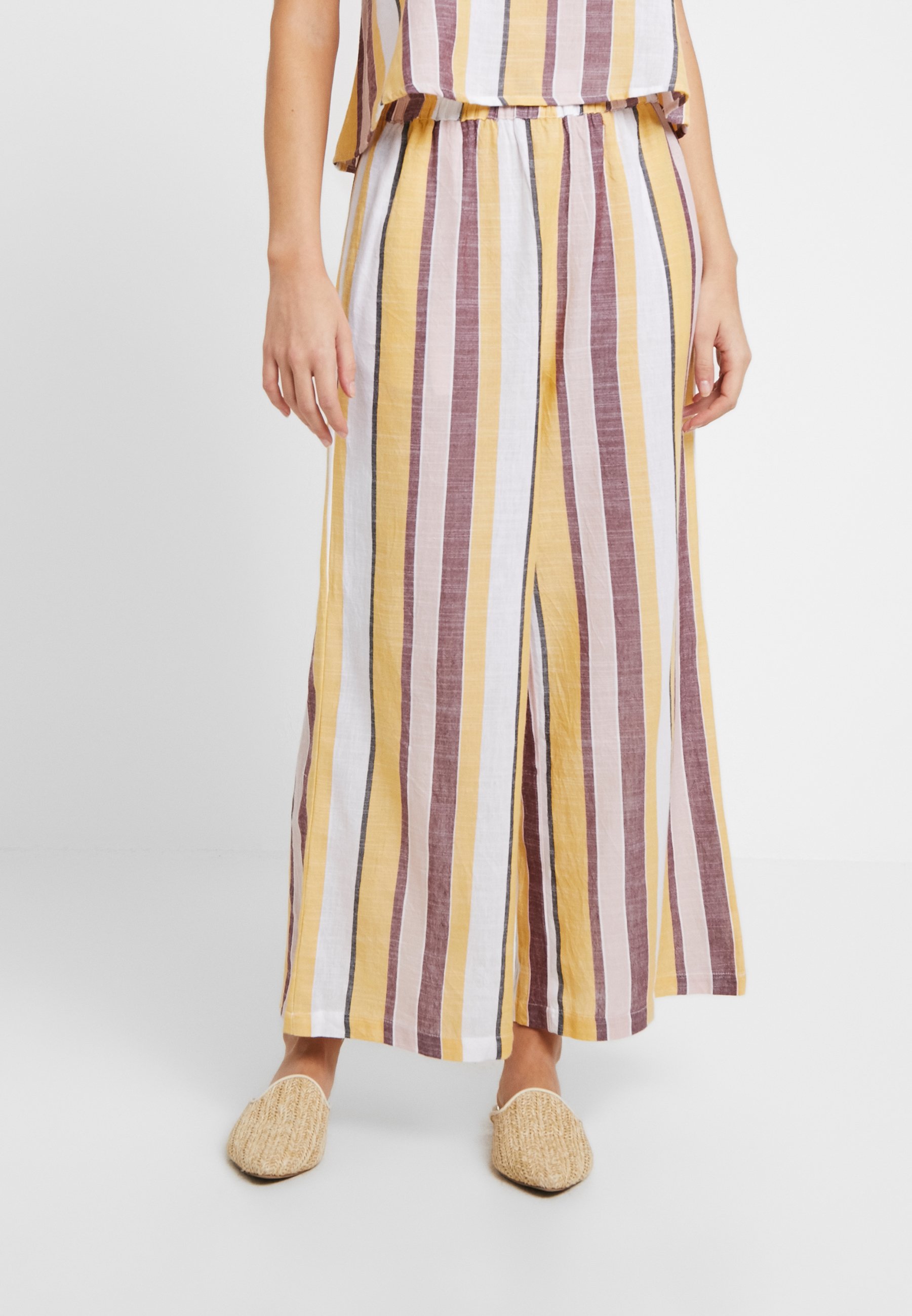 Seafolly SAFARI SPOT STRIPE CROPPED PANT Strandaccessories Seafolly SAFARI SPOT STRIPE CROPPED PANT - Strandaccessories - multi