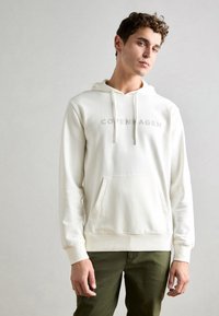 Lindbergh COPENHAGEN - Felpa con cappuccio - cloudy white