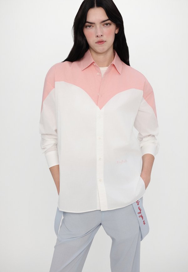 EMBROIDERED HEART SHIRT - Button-down blouse4