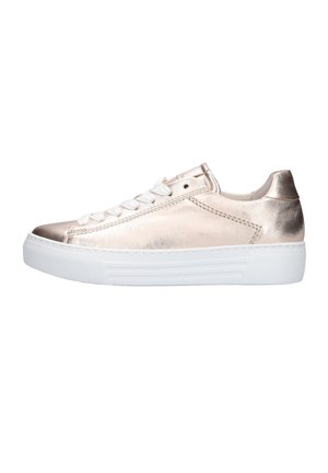 Sneaker low - puder satin metalic