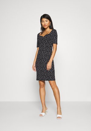 Robe fourreau - white/black