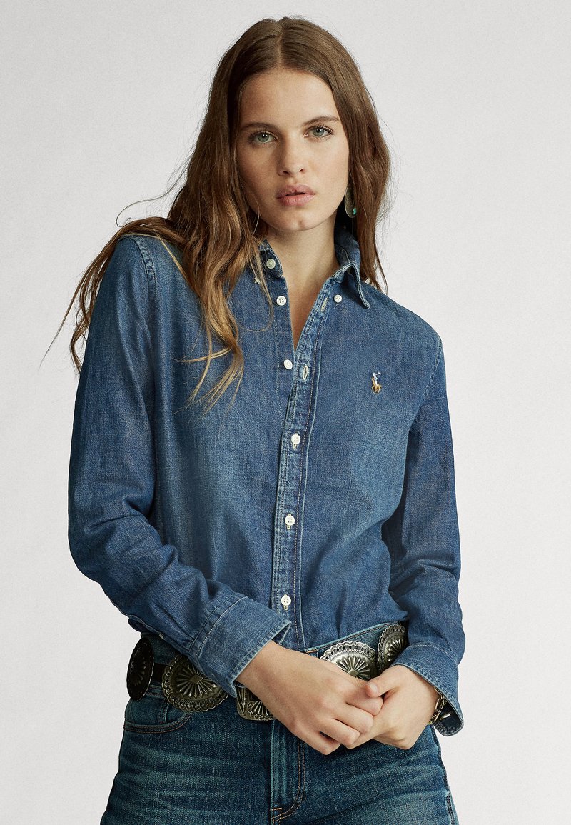 Polo Ralph Lauren CUSTOM FIT DENIM SHIRT Hemdbluse blaine wash