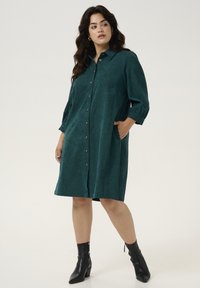 Kaffe Curve VERANA - Shirt dress - aventurine