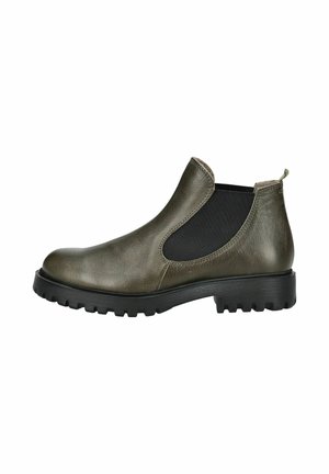 CHELSEA - Platform ankle boots - olive