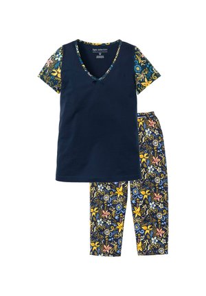 bonprix CAPRI MIT KURZEN ÄRMELN SET - Pigiama - blue