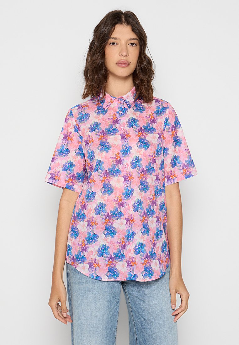 Eterna Overhemdblouse meerkleurig Eterna Overhemdblouse meerkleurig