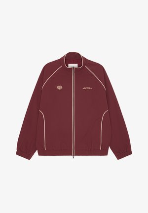 Les Deux, SEERSUCKER - Тренировъчно яке - chocolate truffle red