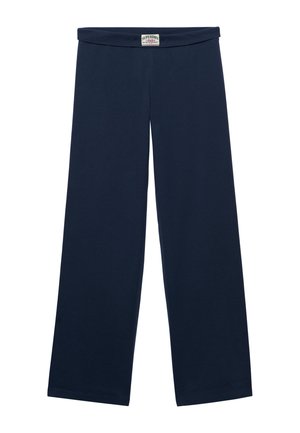 Superdry & Co, SUPERDRY ATHLETIC ESSENTIALS FOLD OVER JOGGERS.. - Træningsbukser - standard navy